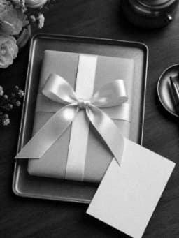 Grayscale Kindle preview of Pearl Ribbon Heirloom Kindle Tray