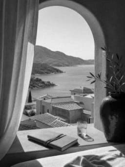Grayscale Kindle preview of Sunlit Terracotta Arch Bay